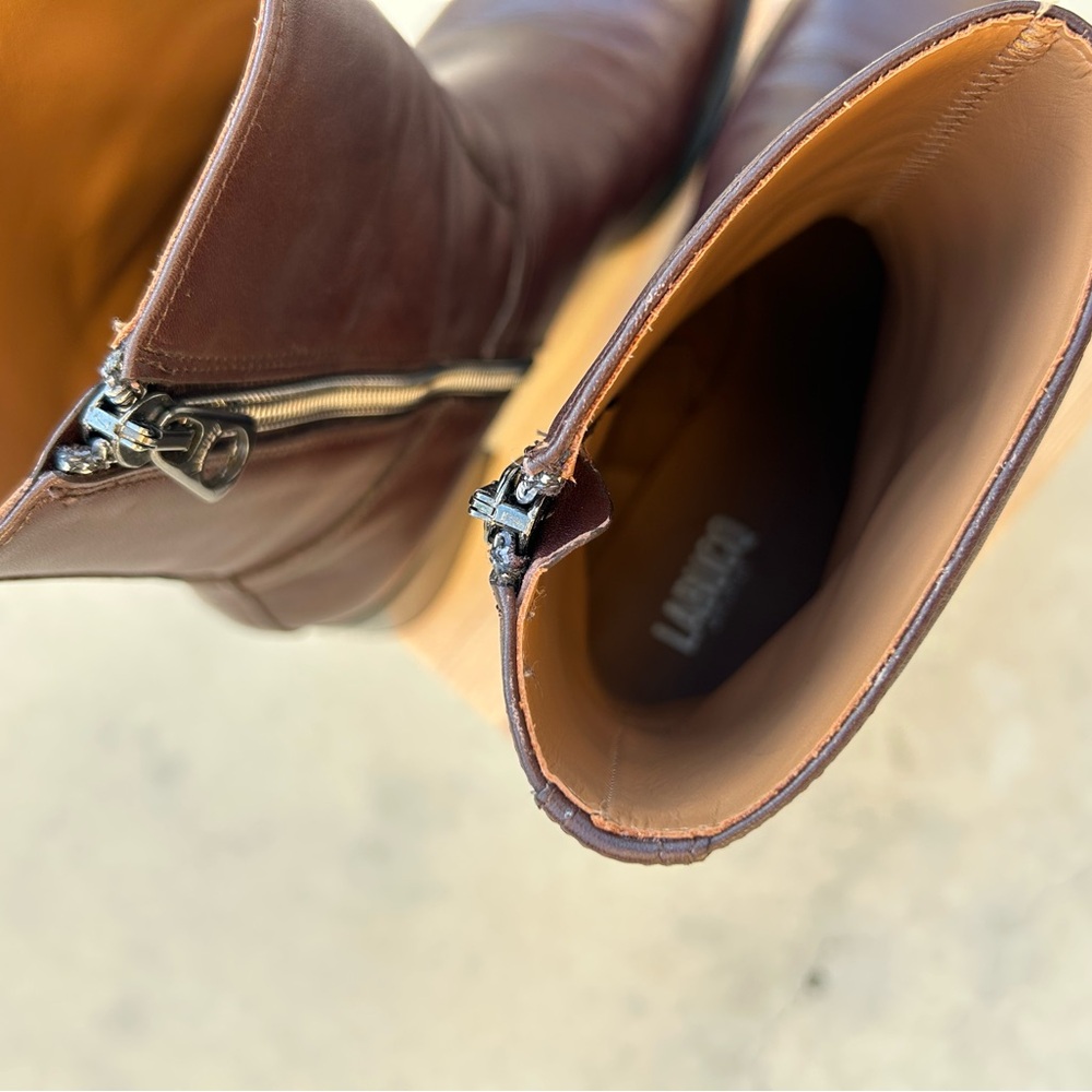 Labucq Joan Boot Leather Ankle Boots: Size 40, Cocoa Brown - Picture 2 of 10
